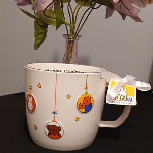Miffy White Mug with Colorful Characters NWT